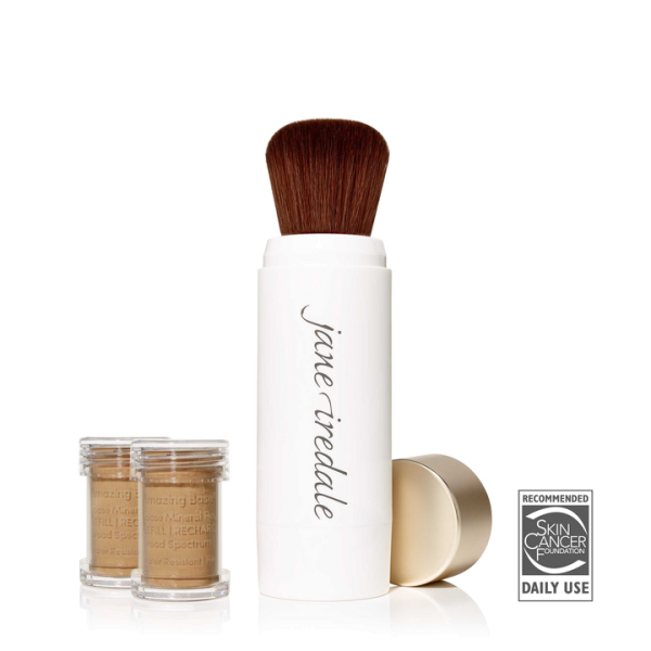 Autumn, Amazing Base nachfüllbarer Pinsel SPF20 incl. 2 Kartuschen - Jane iredale   