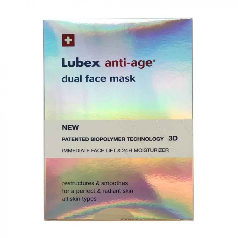 1 Stk. Lubex anti-age Dual face mask  (1x Maske a 20ml Wirkstoff) ohne Kartonage