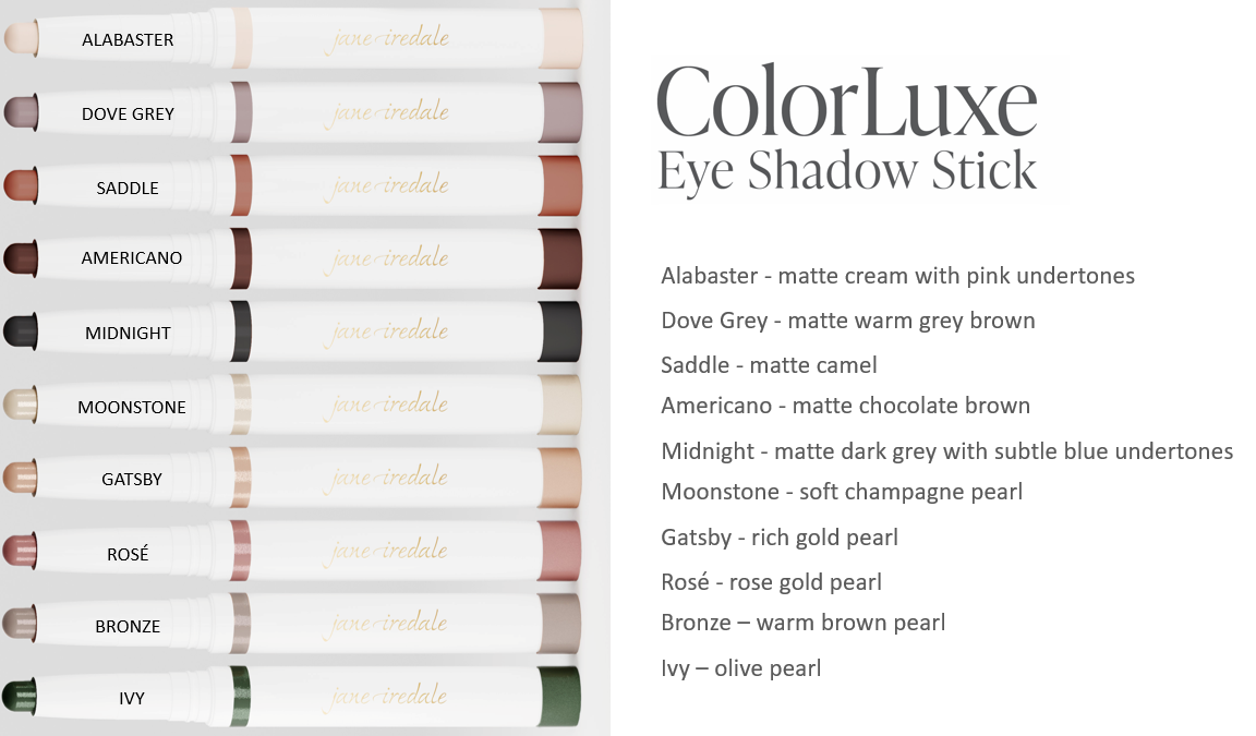 Rosé ColorLuxe Eye Shadow Stick (pearl shade)  - Jane Iredale