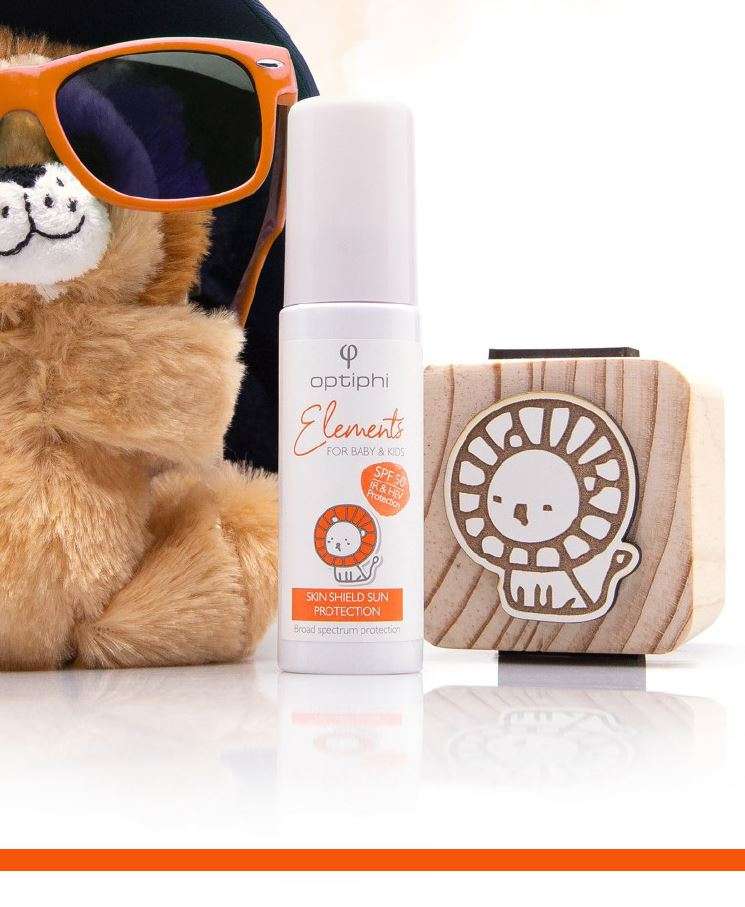 SPF 50 ELEMENTS Skin Shield Sun Protection SPF50, 50ml für Babies und Kinder geeignet