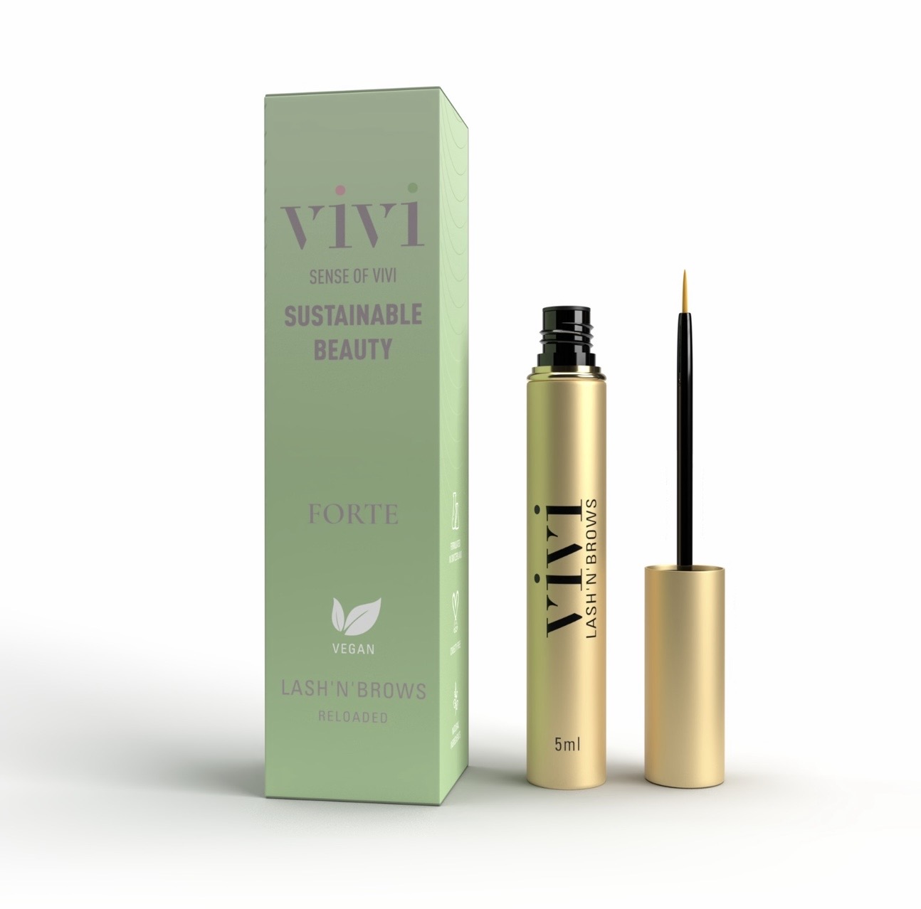 FORTE – VIVI Lash’n’Brows RELOADED – Vegan & ohne Hormone (Nachfolger von Vivi Lash’n’Brows FORTE Wimpernserum)