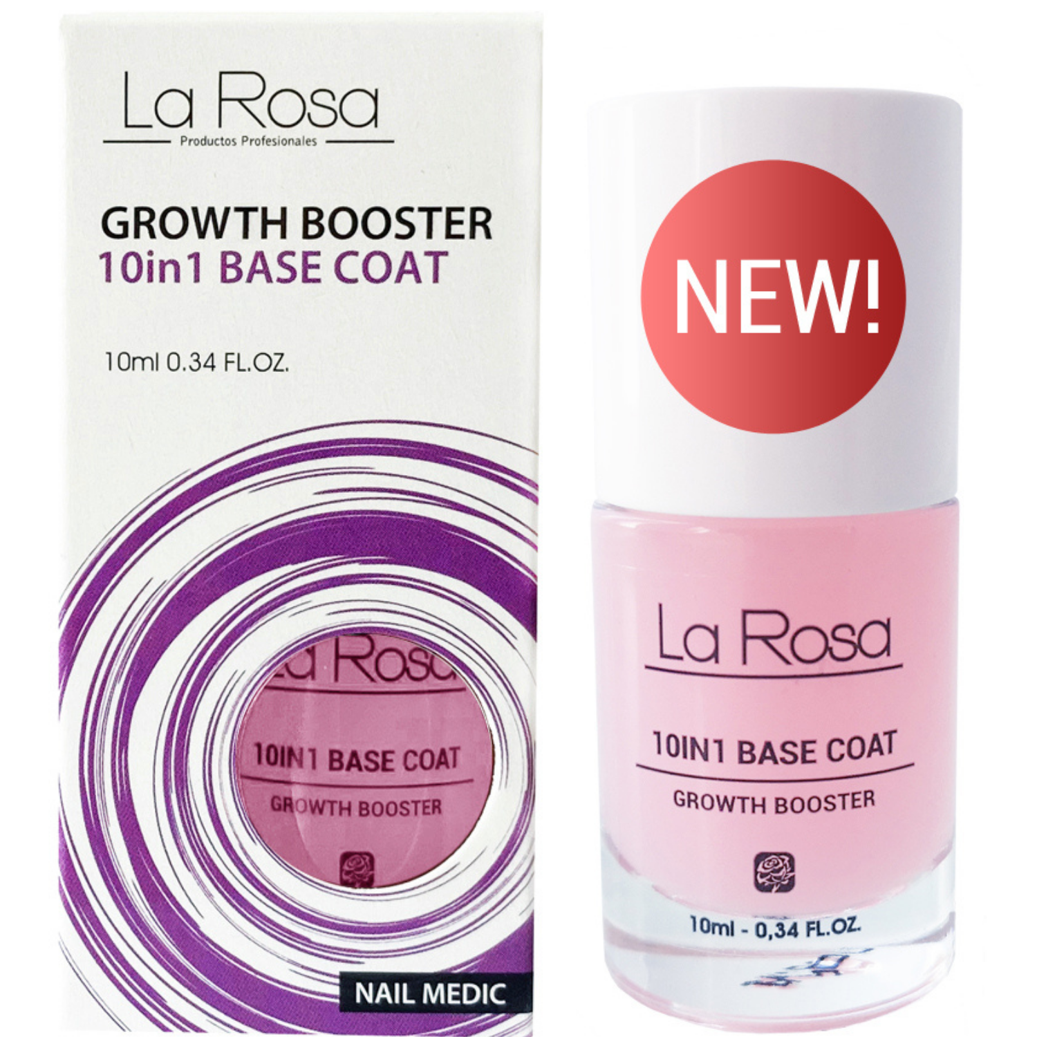 Growth Booster 10in1 Base Coat - La Rosa