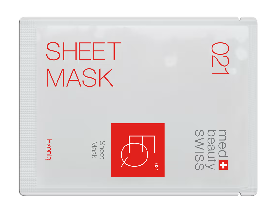 Exoniq Sheet Mask - Vliesmaske für glatte Haut - Med Beauty