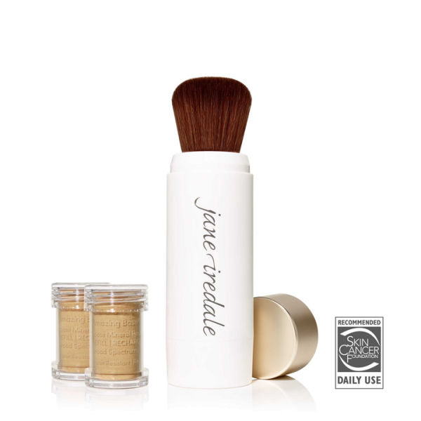 Latte, Amazing Base nachfüllbarer Pinsel SPF20 incl. 2 Kartuschen - Jane iredale   